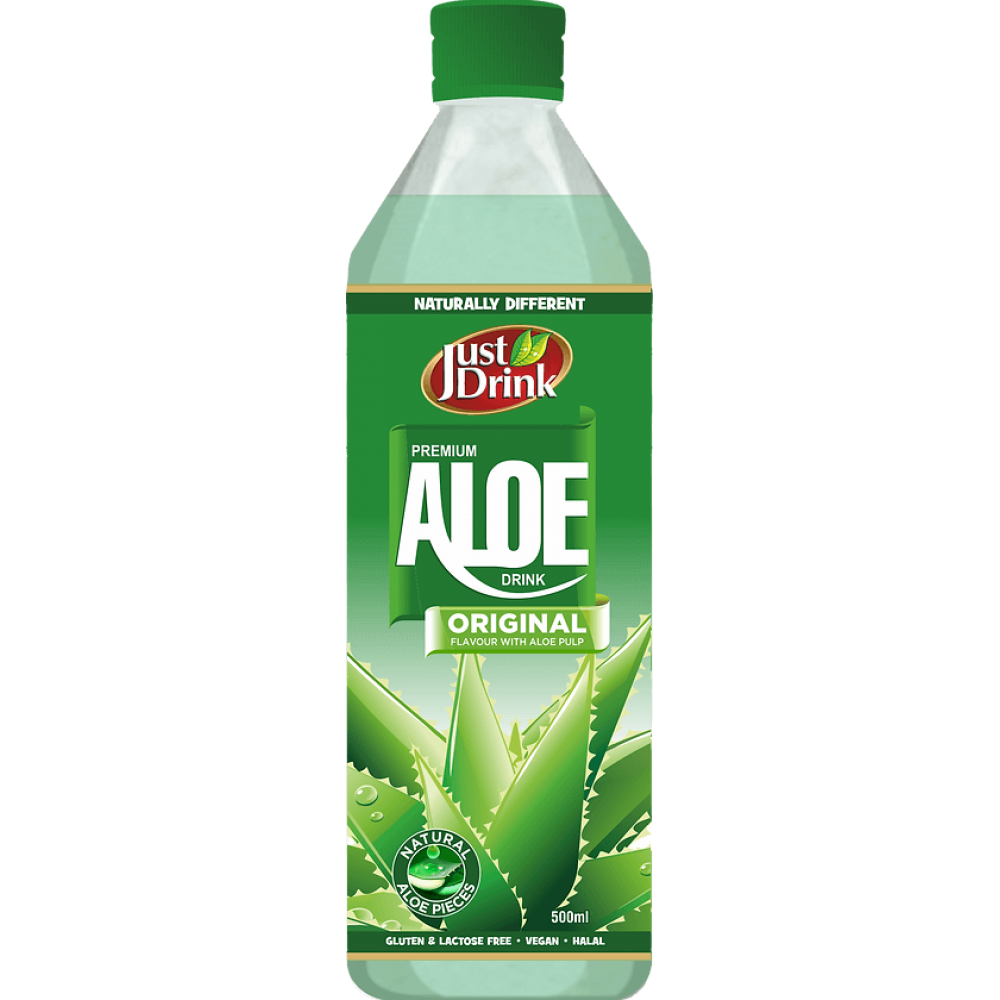 JUST DRINK ORIGINAL ALOE DRINKS (500ml) x 12