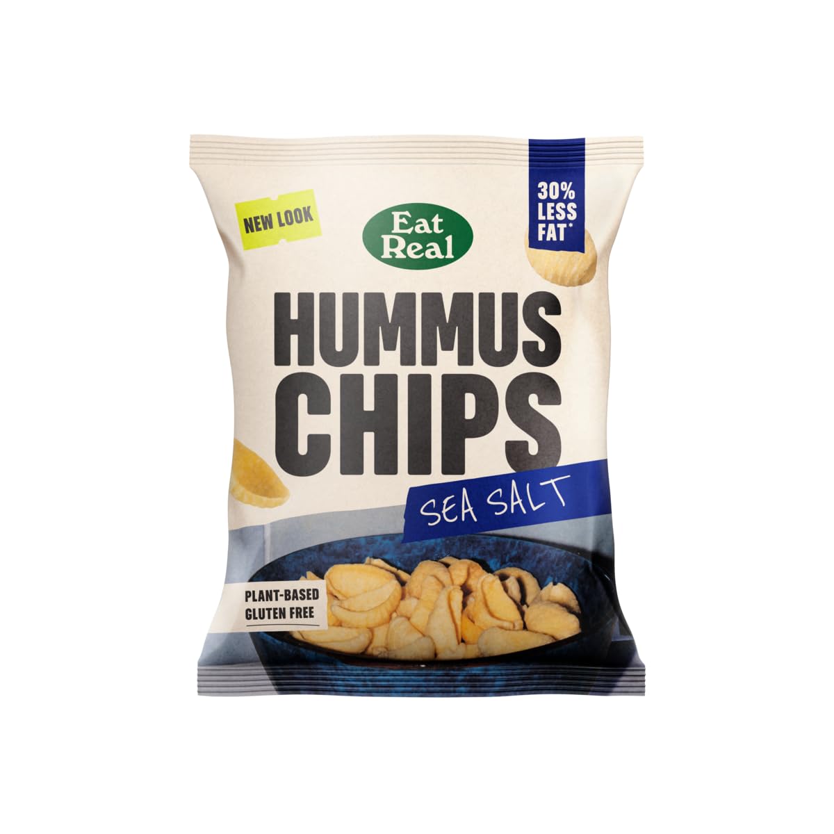 EAT REAL SEA SALT HUMMUS CHIPS (45g) x 18