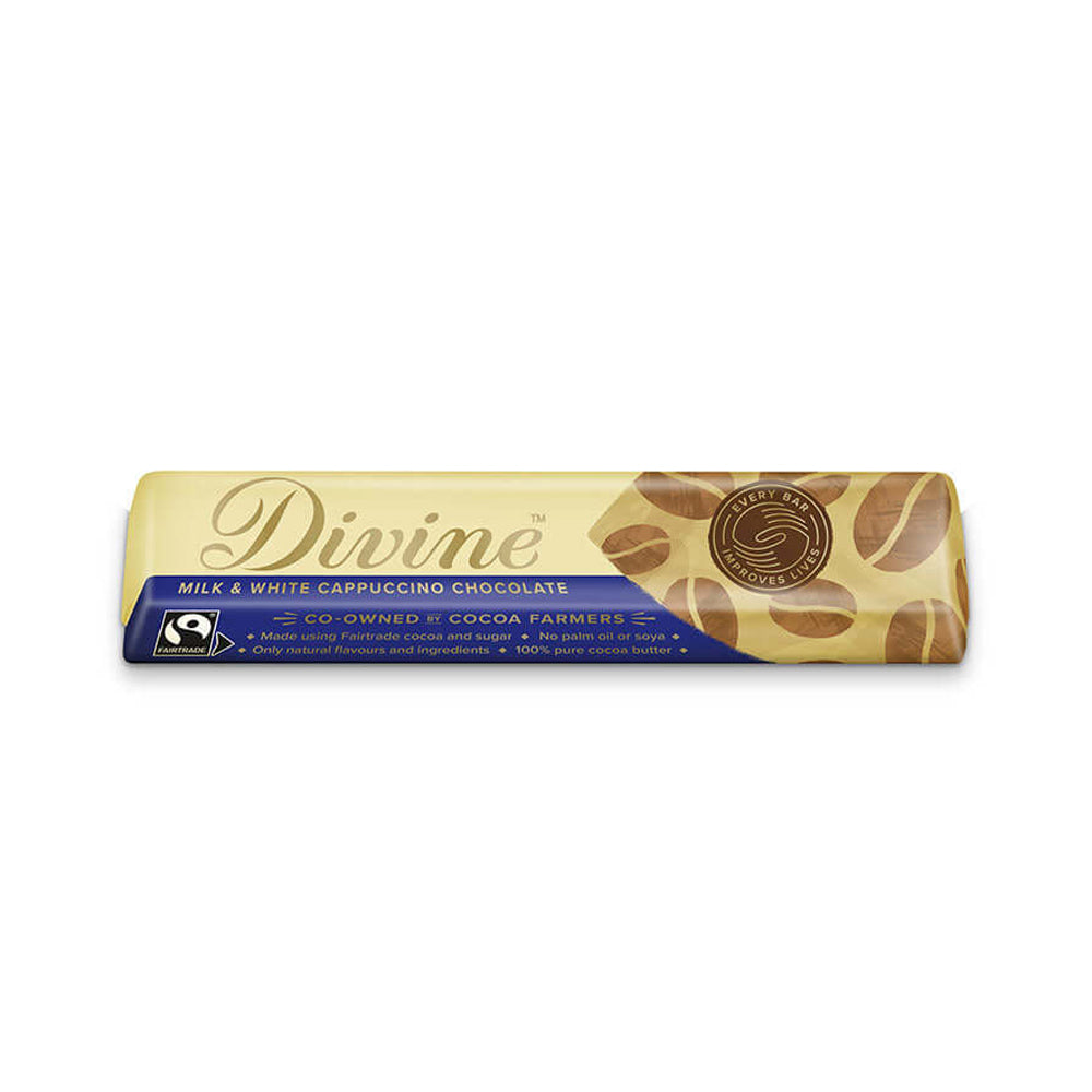 DIVINE FAIRTRADE CAPPUCCINO BAR (35g) x 30