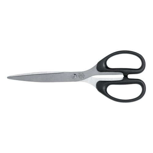 5 STAR OFFICE SCISSORS 207MM ABS HANDLES STAINLESS STEEL BLADES BLACK