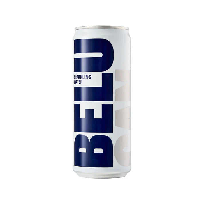 BELU' WATER SPARKLING CANS (330ml x 24)