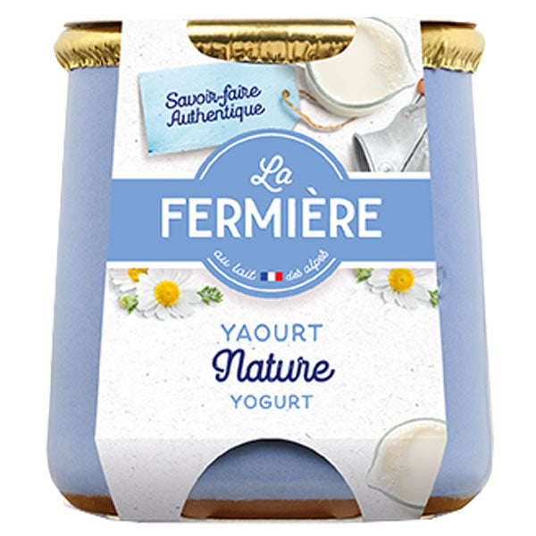 LA FERMIERE NATURAL YOGHURT (140g) x 6