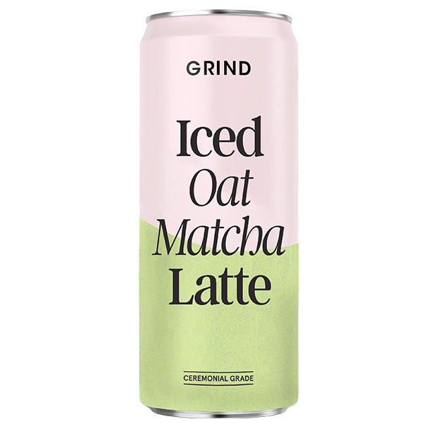 GRIND - ICED OAT MATCHA LATTE - (250ml) x 8