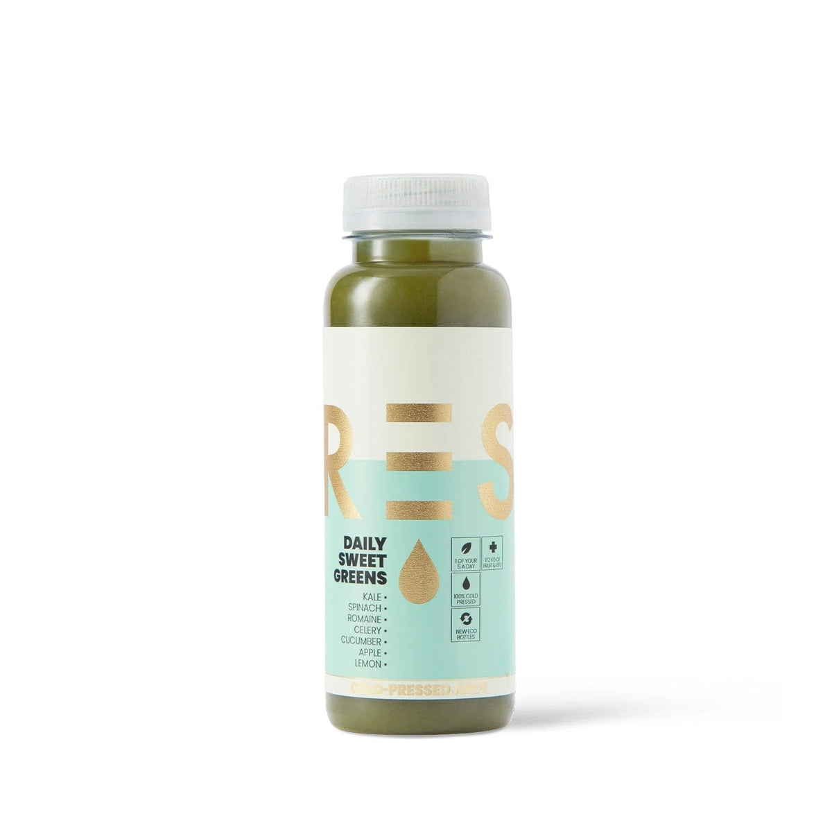 PRESS - COLD PRESS DAILY SWEET GREENS JUICE BOTTLES (250ml) x 6