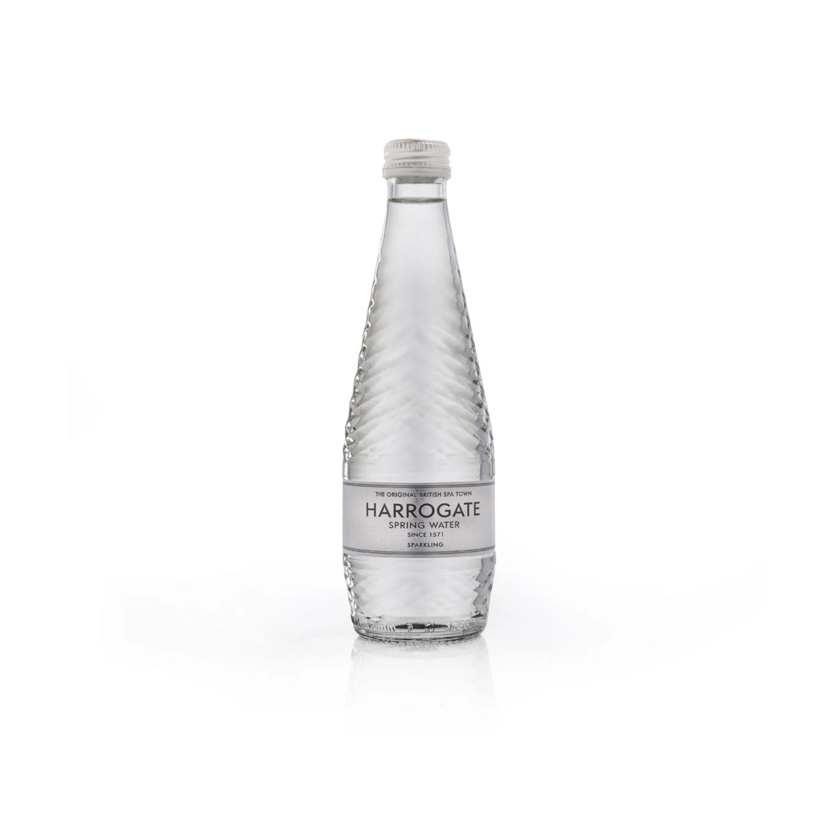 HARROGATE SPARKLING WATER GLASS BOTTLES (330ml) x 24