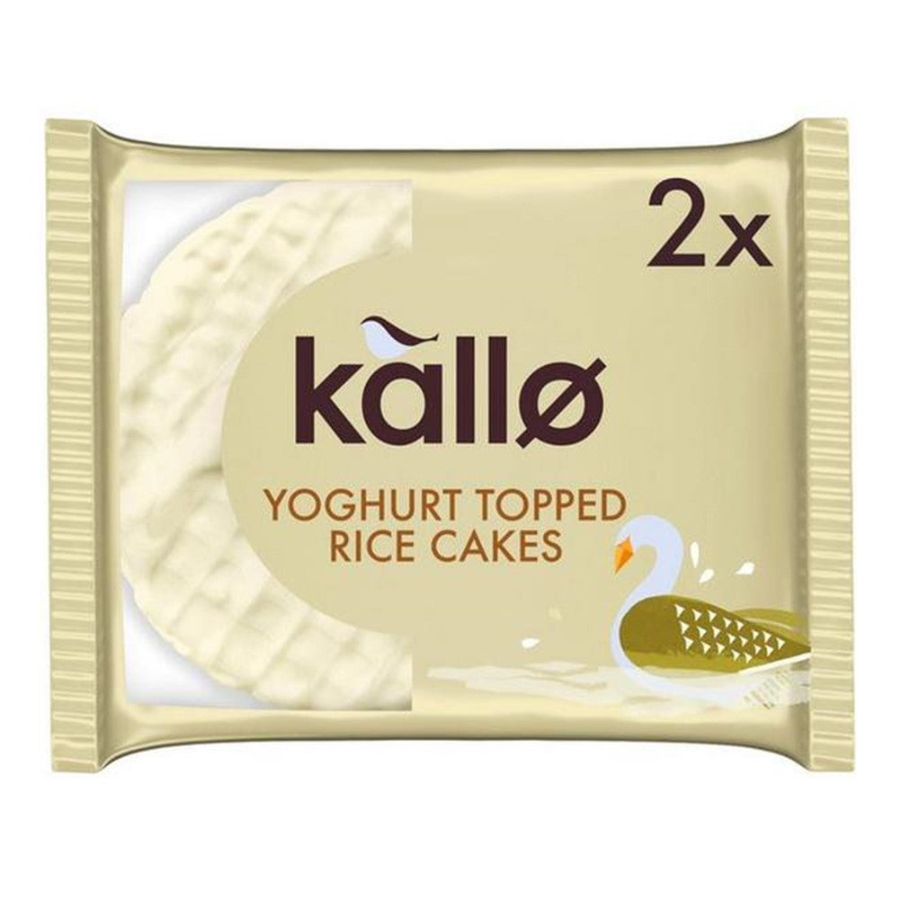 KALLO YOGHURT TWIN PACK RICE CAKES (33g) x 30