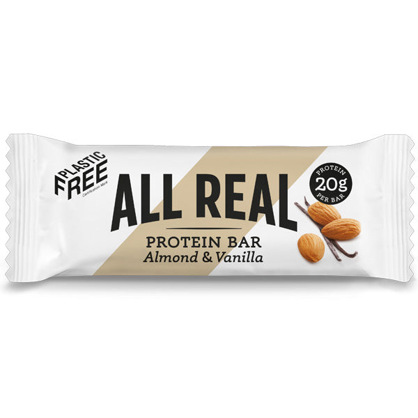 ALL REAL ALMOND & VANILLA PROTEIN BARS (50g) x 12