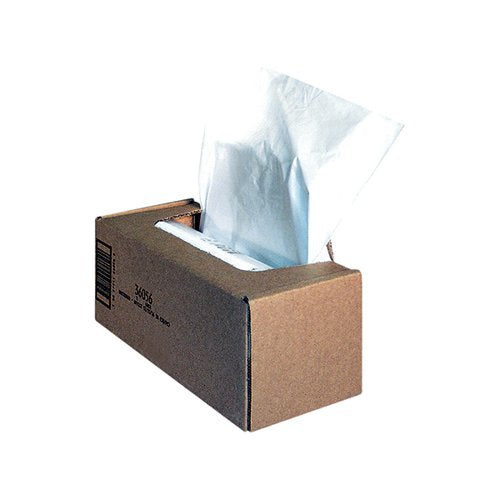 FELLOWES SHREDDER WASTE BAGS 94L APPROX (PACK OF 50) 36056