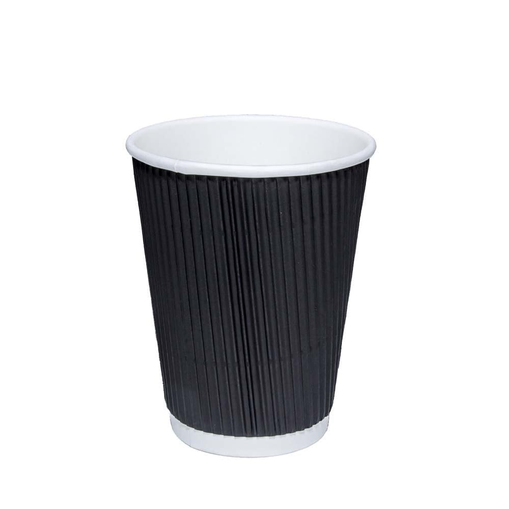 RIPPLE BLACK 16OZ CUPS (500 CUPS)