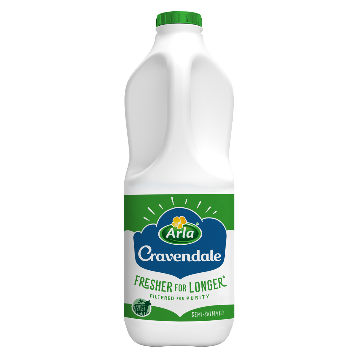 CRAVENDALE FILTERED FRESH SEMI SKIMMED MILK (2 litres)