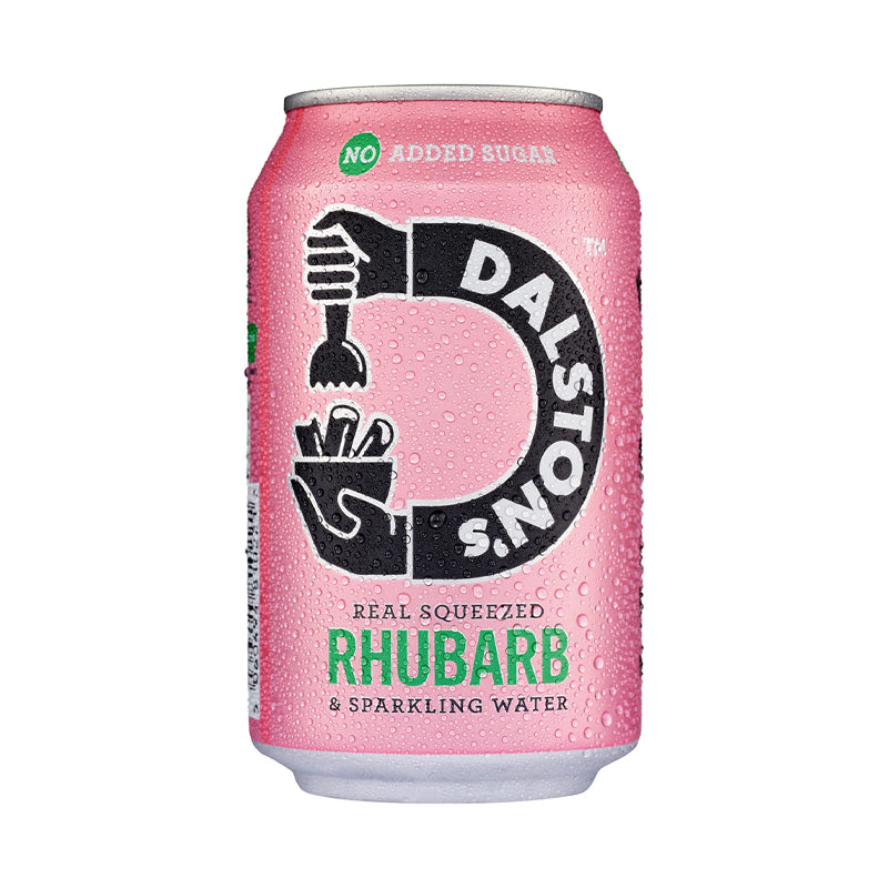 DALSTON'S REAL SQUEEZED RHUBARB CANS (330ml) x 24