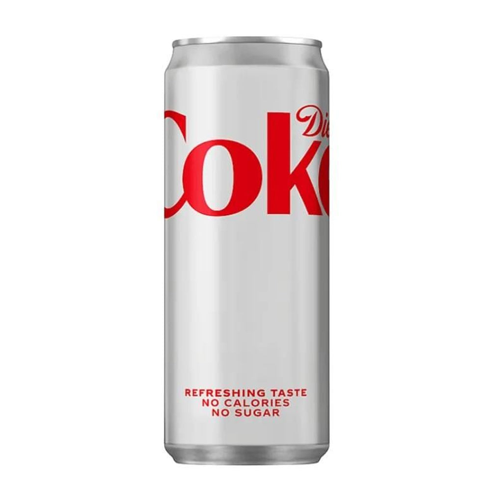 COCA COLA DIET COKE SLIM CANS (330ml) x 24