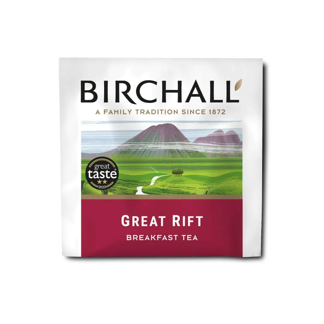BIRCHALL GREAT RIFT BREAKF BLEND PLANT BASED ENVELOPED PRISM (200 TEA BAGS) x 1