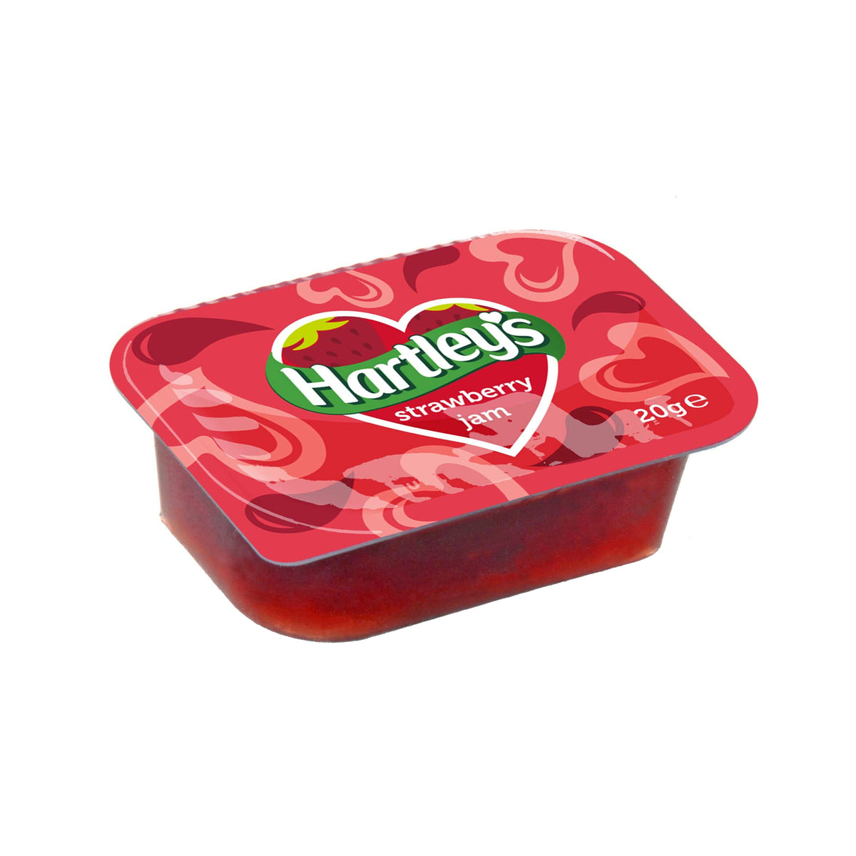 HARTLEY'S CLASSIC STRAWBERRY JAM PORTIONS (PLASTIC) x 100