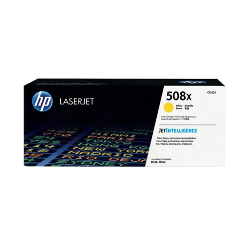 HP 508X ORIGINAL LASERJET TONER CARTRIDGE HIGH YIELD YELLOW