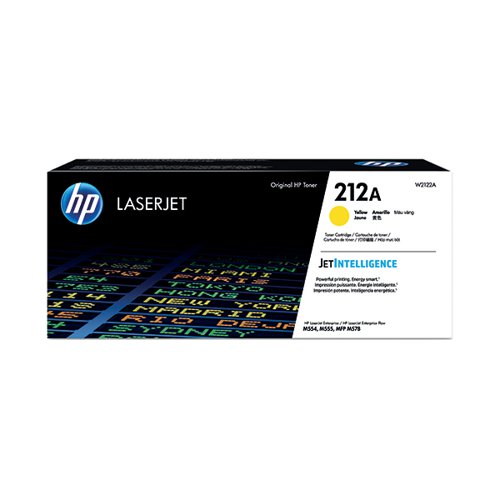 HP 212A ORIGINAL LASERJET TONER CARTRIDGE YELLOW W2122A