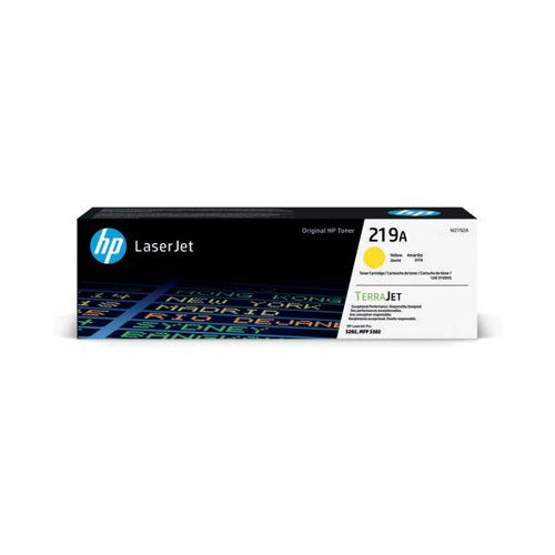 HP 219A ORIGINAL LASERJET TONER CARTRIDGE YELLOW W2192A