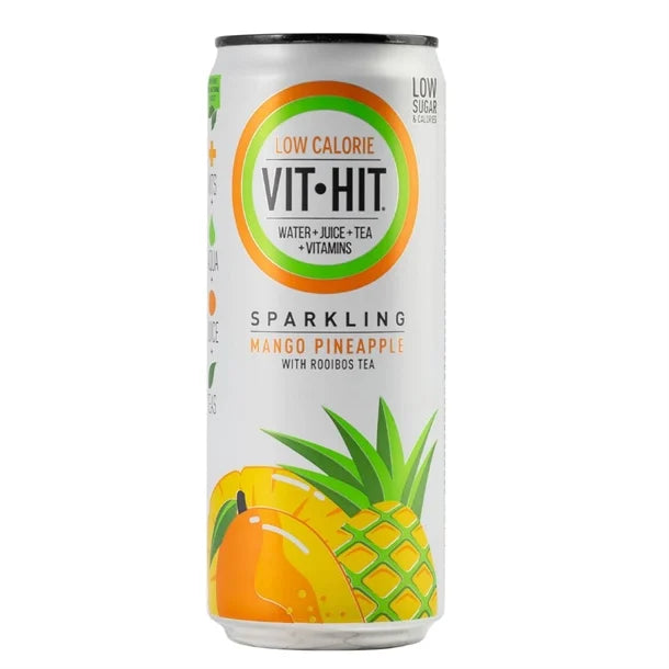 VITHIT SPARKLING MANGO & PINEAPPLE CANS (330ml) x 12