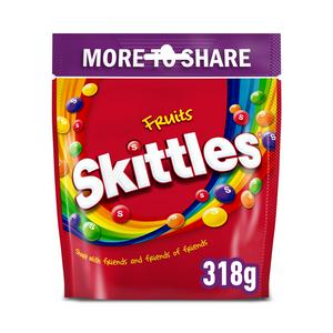 SKITTLES FRUITS SHARING POUCH (318g)