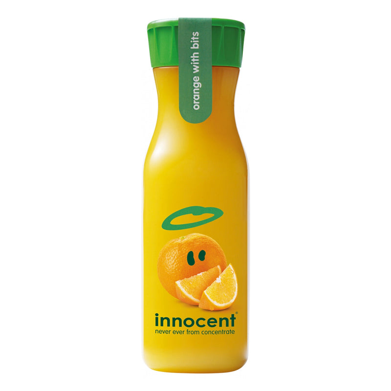 INNOCENT ORANGE JUICE WITH BITS (330ml) x 8