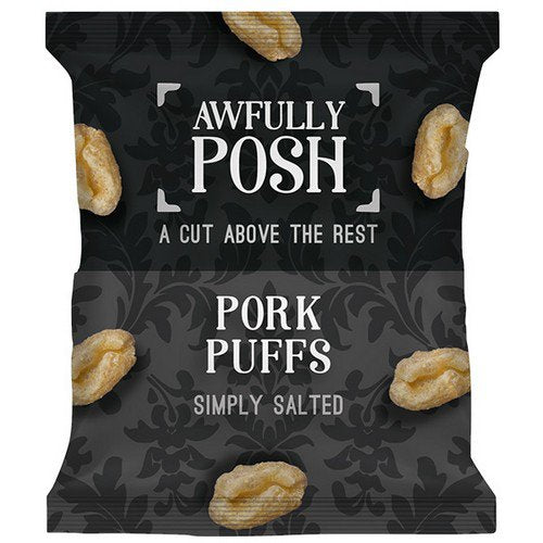 AWFULLY POSH SIMPLY SALTED PORK PUFFS (30g) x 8