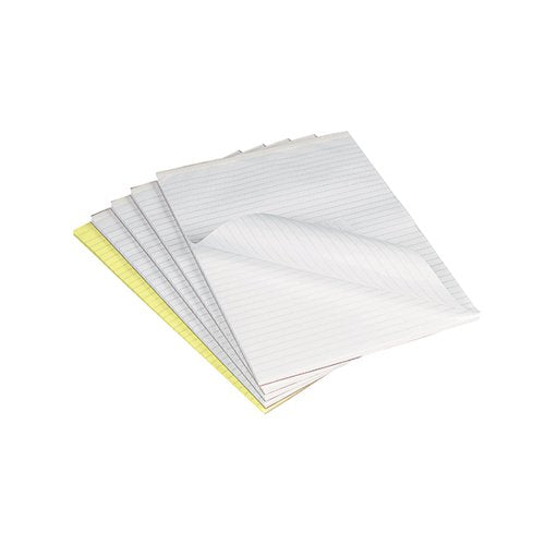 Q-CONNECT FEINT RULED BOARD BACK MEMO PAD 160 PAGES A4 (PACK OF 10) A4 MEMO F
