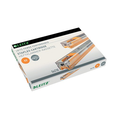 LEITZ 8MM YELLOW HEAVY DUTY STAPLE CARTRIDGE (5 PACK) 55920000