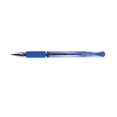 UNI-BALL SIGNO GEL GRIP ROLLERBALL PEN BLUE (PACK OF 12) 9003951