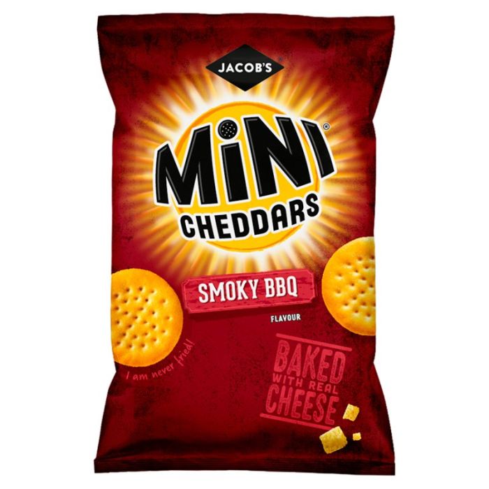 JACOB'S BBQ MINI CHEDDARS (50g) x 30