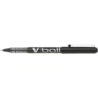 PILOT V-BALL ROLLERBALL PEN FINE BLACK (12 PACK) BLVB7-01