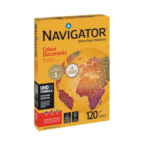 NAVIGATOR COLOUR DOCUMENTS A4 PAPER 120GSM (250 PACK) NAVA4120