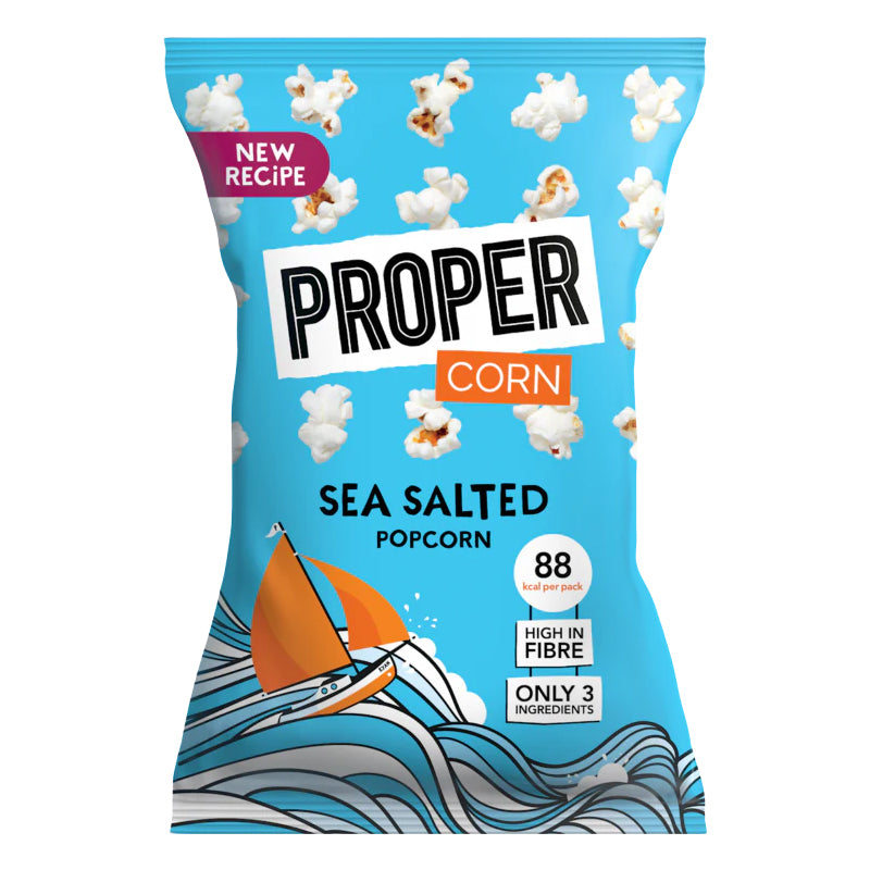 PROPERCORN SEA SALTED POPCORN (70g) x 8