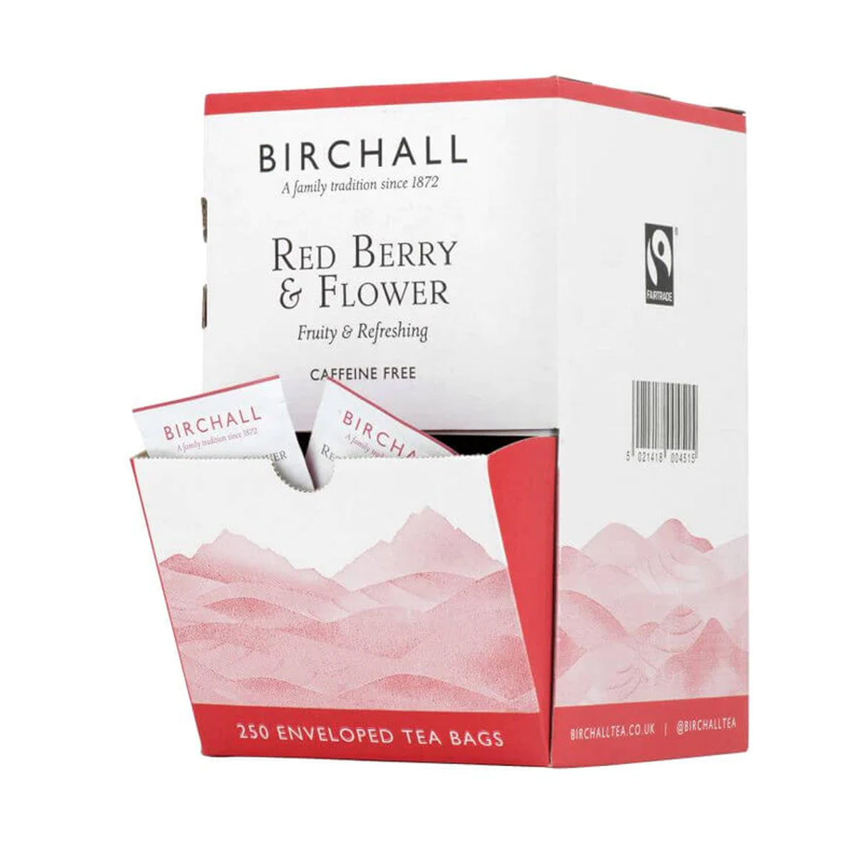 BIRCHALL RED BERRY & FLOWER ENV PLANT BASED TEA BAGS (250 bags)