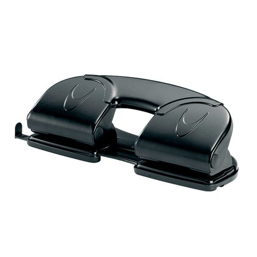REXEL V412 4 HOLE PUNCH 12 SHEET BLACK 08309
