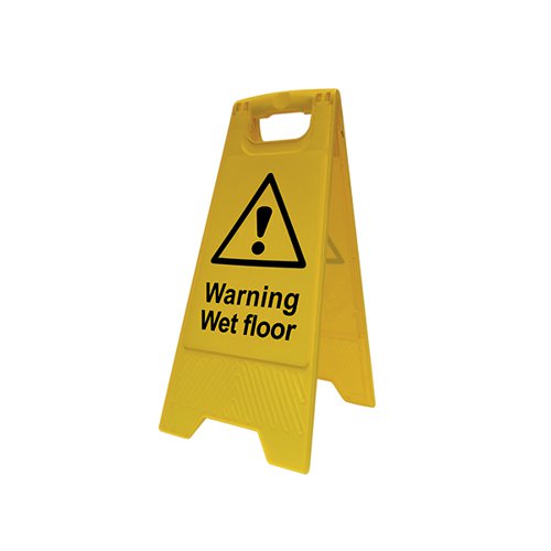 SPECTRUM INDUSTRIAL HEAVY DUTY A BOARD WARNING WET FLOOR 4702