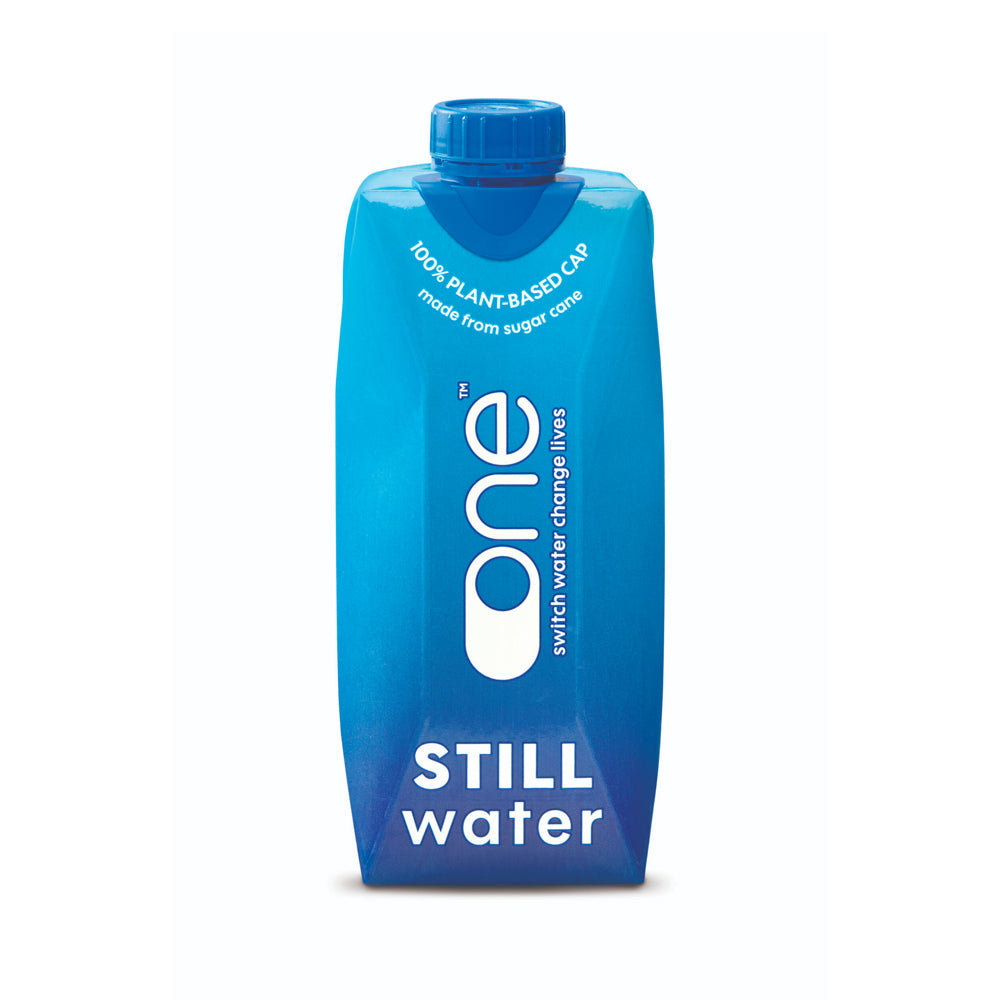 ONE WATER STILL TETRA PAK CARTONS (500ml) x 24