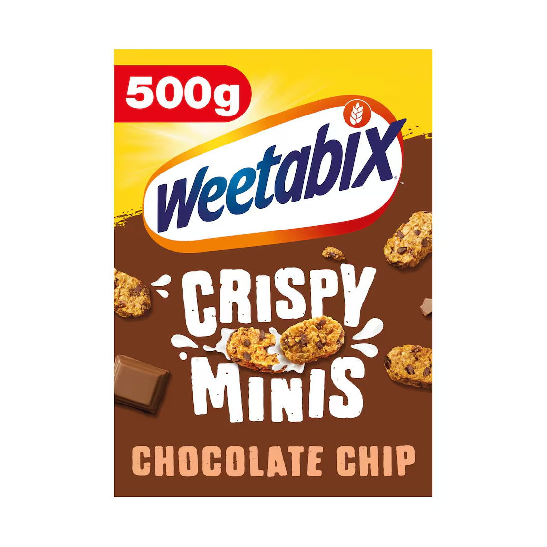 WEETABIX CRISPY MINIS CHOCOLATE CHIP CEREAL(500g)