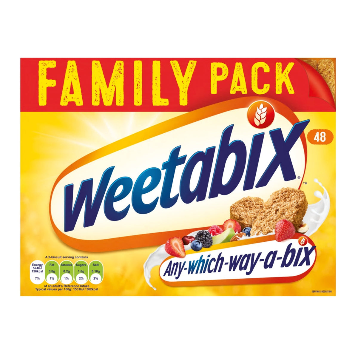 WEETABIX CEREAL (48 pack) x 6