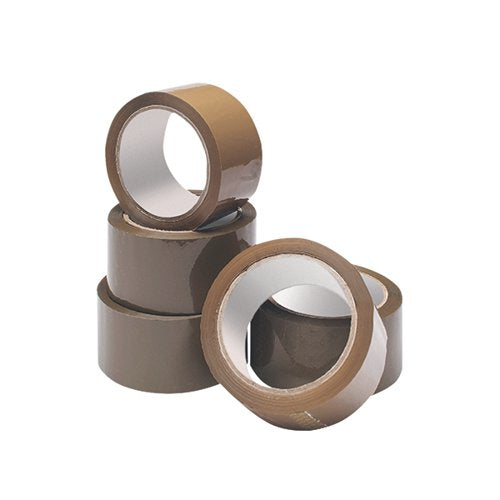 BUFF PACKAGING TAPE 48MMX66M (PACK OF 6) WX27010