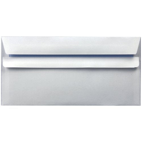 ENVELOPE DL 90GSM SELF SEAL WHITE (PACK OF 1000) WX3480