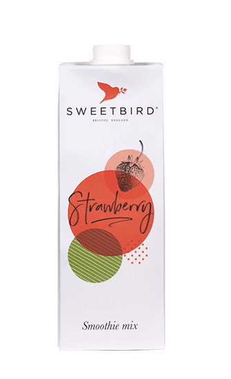 Sweetbird Strawberry Smoothie - 8 x 1 litre