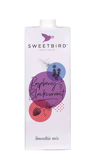 Sweetbird Raspberry & Blackcurrant Smoothie - 8 x 1 litre