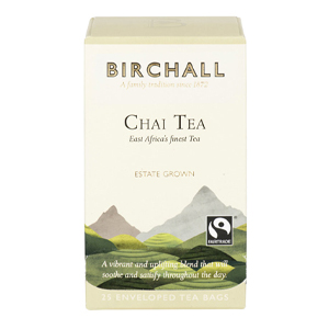 Birchall Tea Enveloped Chai Tea Bags x 25