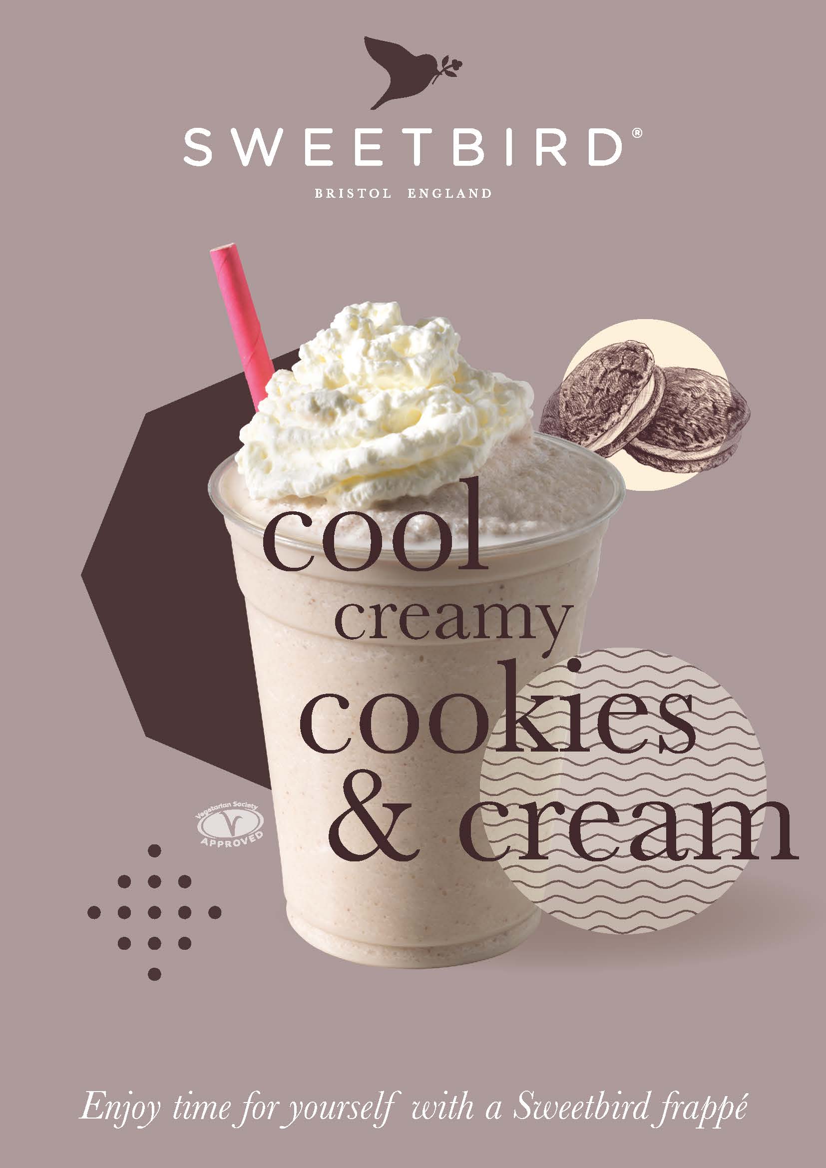 Cookies and Cream Frappe Poster