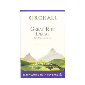 Birchall Tea Great Rift Decaf Enveloped Prism Tea Bags (RFA) x 20