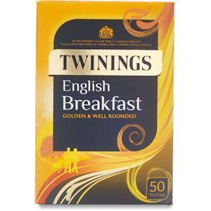 Twinings English Breakfast Enveloped Tea Bags (50)