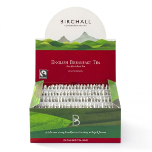 Birchall Tea English Breakfast Tagged Tea Bags x 100