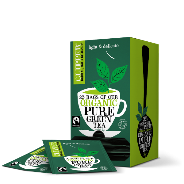 Clipper Fairtrade Organic Green Tea (25) x 6