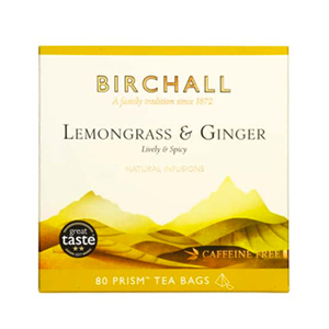 Birchall Tea Lemongrass & Ginger Prism Tea Bags x 80