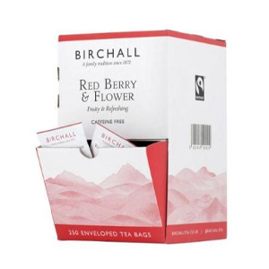 Birchall Tea Red Berry & Flower Enveloped Prism Tea Bags x 200